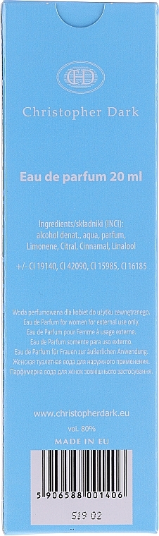 Christopher Dark Dominikana Blue - Eau de Parfum (mini size) — photo N7