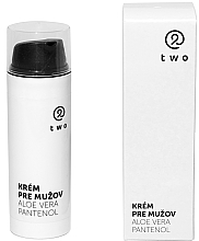 Fragrances, Perfumes, Cosmetics Panthenol & Aloe Vera Cream for Men - Two Cosmetics Men's Skin Cream