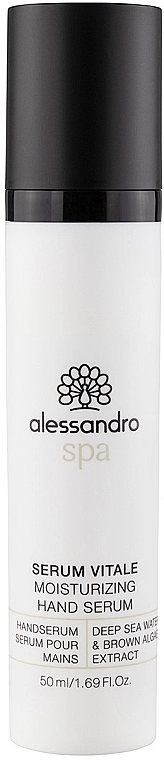 Hand Serum - Alessandro International Spa Serum Vitale Moisturizing Hand Serum Salon Size — photo N1
