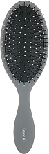 Massage Brush for Wet Hair, grey - Titania — photo N1