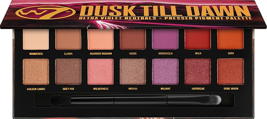 Eyeshadow Palette - W7 Dusk Till Dawn — photo N1