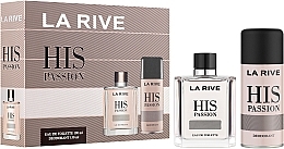 Fragrances, Perfumes, Cosmetics La Rive His Passion - Set (edt/100ml + deo/150ml)