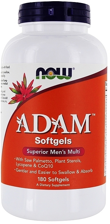 Men Multivitamins - Now Foods Adam Superior Men's Multi Softgels — photo N1