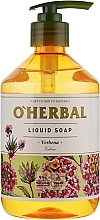 Fragrances, Perfumes, Cosmetics Liquid Soap with Verbena Extract - O’Herbal Verbena Liquid Soap