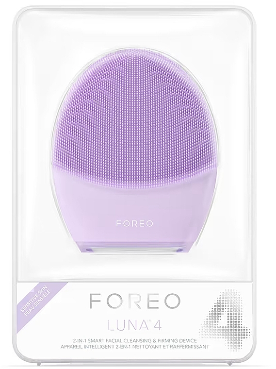 Face Cleansing Brush for Sensitive Skin - Foreo Luna 4 Sensitive Skin Lavender — photo N5