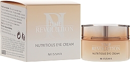 Fragrances, Perfumes, Cosmetics Nourishing Eye Cream - Missha Time Revolution Nutritious Eye Cream