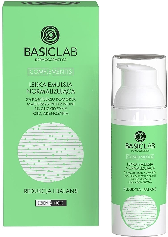 Light Normalising Face Emulsion - BasicLab Dermocosmetics Complementis — photo N1