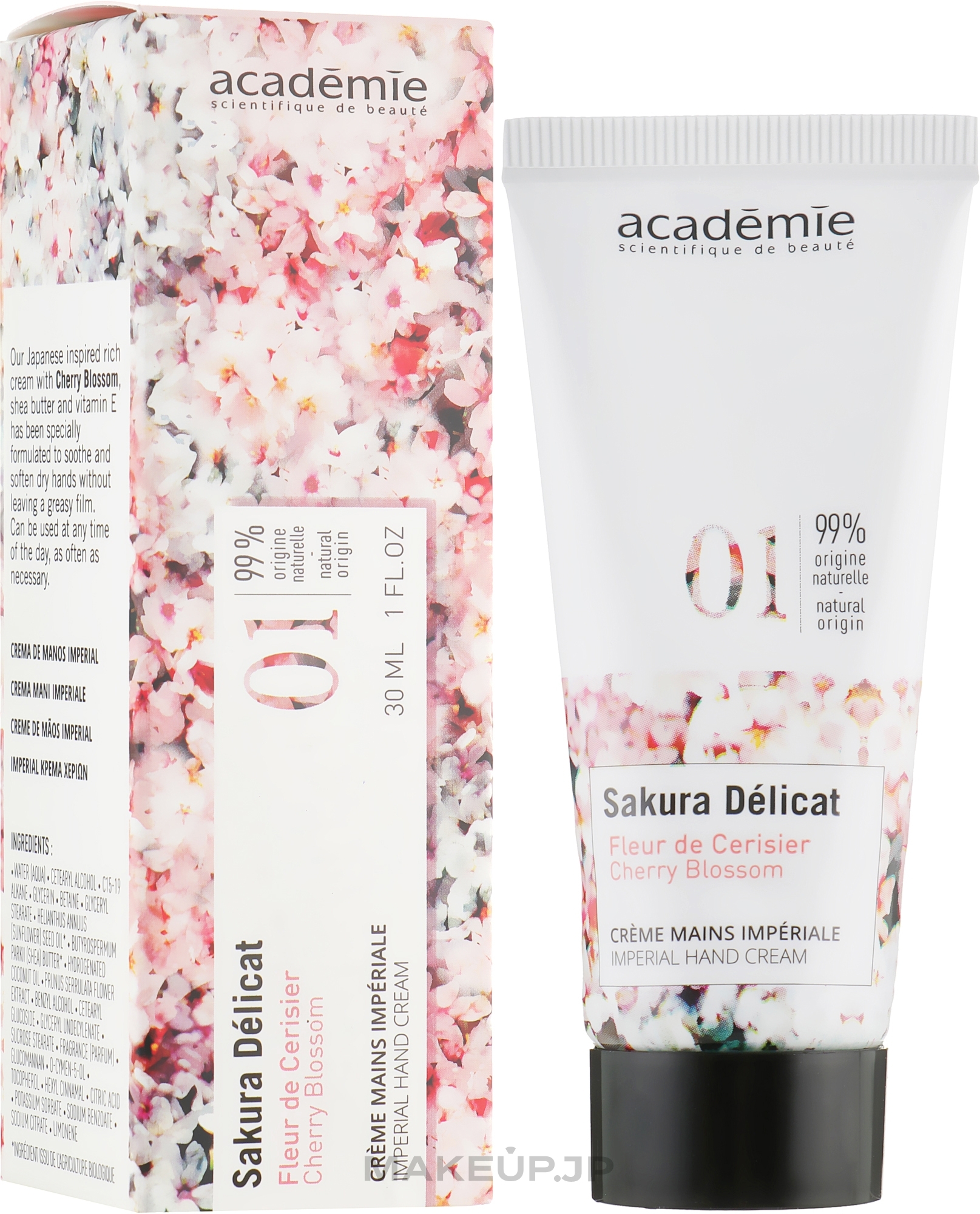 Hand Cream - Academie Sakura Delicat Imperial Hand Cream — photo 30 ml