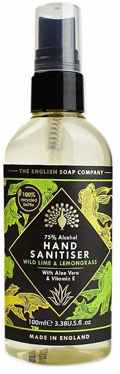 Hand Sanitizer "Wild Lime & Lemongrass" - The English Soap Company Radiant Collection Wild Lime & Lemongrass Hand Sanitiser — photo N1