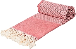 Fragrances, Perfumes, Cosmetics Hammam Towel, Red - Yeye Hasir