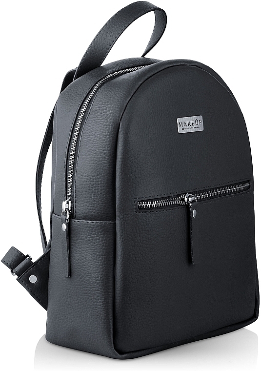 Sleek and Chic Backpack, Black - MakeUp — photo N18