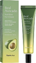 Nourishing Eye Cream with Avocado Oil - FarmStay Real Avocado Nutrition Eye Cream — photo N2