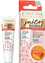 Fragrances, Perfumes, Cosmetics Lip Balm "Exotic Mango" - Eveline Cosmetics Juicy Kisses Exotic Mango Lip Balm