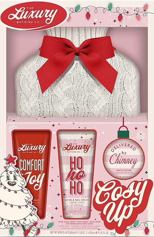 Set, 4 products - Grace Cole The Luxury Bathing Candy Canes, Cocoa & Vanilla Swirl Cosy Up Set — photo N1