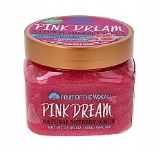 Fragrances, Perfumes, Cosmetics Natural Scrub Sorbet 'Pink Dream' - Vokali Natural Sherbet Scrub Pink Dream