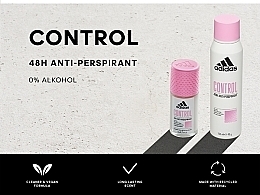Roll-On Antiperspirant Deodorant for Women - Adidas Control 48H Anti-Perspirant Deodorant Roll-On — photo N4