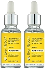 Fragrances, Perfumes, Cosmetics Set - Dr. Eve_Ryouth Triple Elasticity Ashwaganda Vitamin C Powerful Active Serum