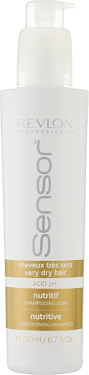Nourishing Shampoo-Conditioner for Very Dry Hair - Revlon Professional Sensor Shampoo Nutritive — photo N1