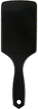 Wide Hair Brush C0264, black with colored teeth - Rapira — photo N5