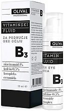 Fragrances, Perfumes, Cosmetics Vitamin B3 Eye Fluid - Olival Vitamin Fluid B3 For Eye Area