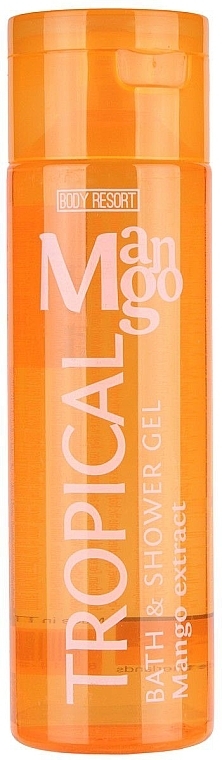 Shower Gel & Bath Foam "Tropic Mango" - Mades Cosmetics Body Resort Tropical Bath&Shower Gel Mango Extract — photo N1