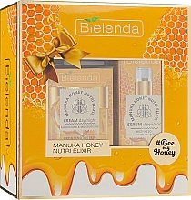 Fragrances, Perfumes, Cosmetics Set - Bielenda Manuka Honey (cream/50ml + serum/30ml)