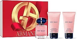 Fragrances, Perfumes, Cosmetics Giorgio Armani My Way - Set (edp/50ml + b/lot/50ml + sh/gel/50ml)