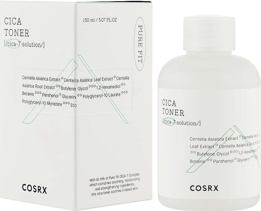 Intensive Soothing Toner - Cosrx Pure Fit Cica Toner — photo N2