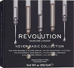 Fragrances, Perfumes, Cosmetics Set - Revolution Skincare Starter Pack Never Basic (ser/3x5ml)