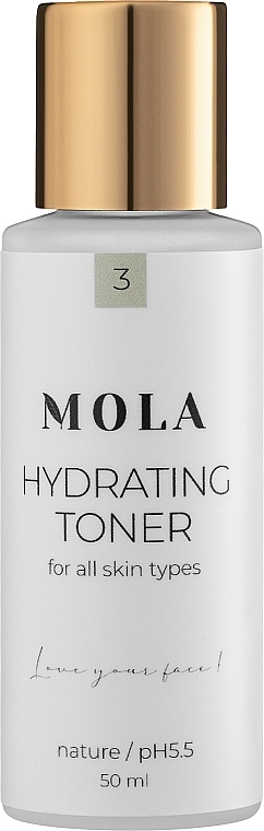 Moisturizing Face Toner - Mola Hydrating Toner — photo N1
