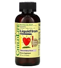 Fragrances, Perfumes, Cosmetics Natural Berry Flavor Liquid Iron Vitamins - Child Life Liquid Iron