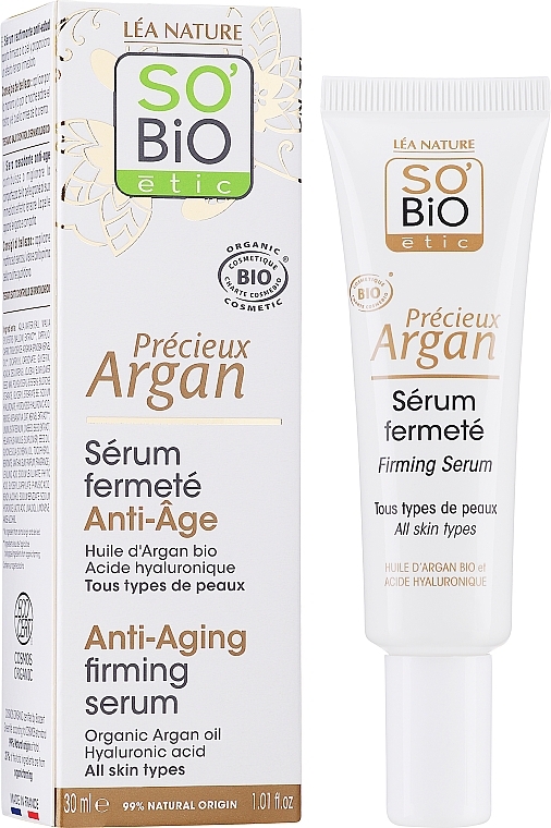 Face Serum - So'Bio Etic Argan Anti-Age Serum — photo N2