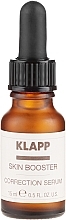 Fragrances, Perfumes, Cosmetics Facial Booster Serum "Correction" - Klapp Skin Booster Correction Serum