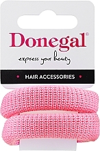 Fragrances, Perfumes, Cosmetics Hair Ties, 2 pcs, FA-5681, pink 2 - Donegal