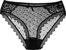 Fragrances, Perfumes, Cosmetics Lace Bikini Panties, black - Moraj