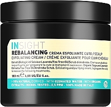 Fragrances, Perfumes, Cosmetics Scalp Cream Scrub - Insight Rebalancing Scalp Exfoliating Cream