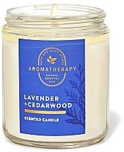 Fragrances, Perfumes, Cosmetics Scented Candle - Bath & Body Works Lavender Cedarwood Scented Candle