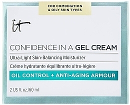 Moisturizing Oil-Free Face Cream - It Cosmetics Confidence in a Gel Cream Oil Control — photo N3