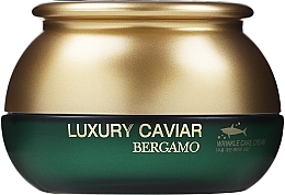 Fragrances, Perfumes, Cosmetics Highly Intensive Anti-Wrinkle Cream with Black Caviar & Hyaluronic Acid - Bergamo Luxury Caviar Wrinkle Care Cream