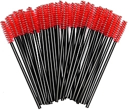 Fragrances, Perfumes, Cosmetics Eyelash Brush, nylon, black and red - Lena Lashes