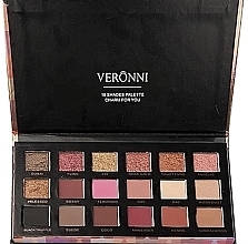 Fragrances, Perfumes, Cosmetics Professional Eyeshadow Palette, 18 shades - Veronni 01