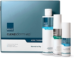 Fragrances, Perfumes, Cosmetics Set - Obagi Medical CLENZIderm M.D. Acne Therapeutic System: Dry (lot/47ml + ser/50ml + cr/192ml)