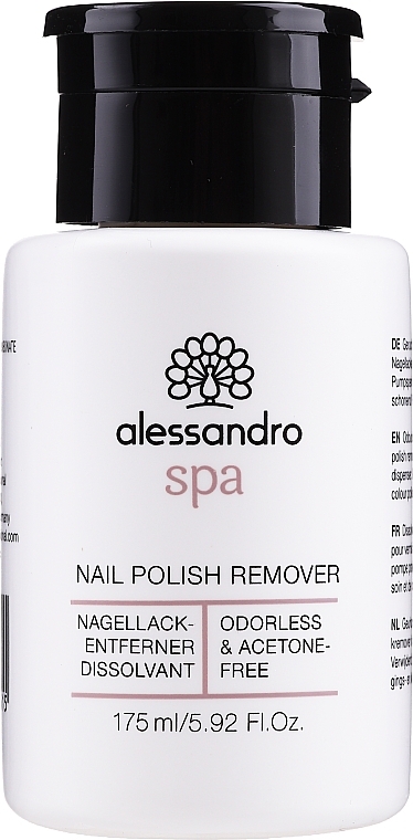 Acetone & Odor Free Nail Polish Remover - Alessandro International Spa Nail Polish Remover — photo N1