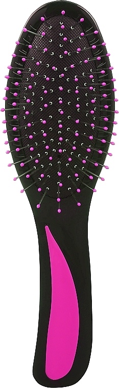 Massage Hairbrush, 499719, Black & Pink - Inter-Vion — photo N1