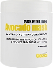 Fragrances, Perfumes, Cosmetics Nourishing Mask with Avocado Oil - Glossco Treatment Avocado Mask