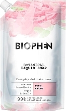 Fragrances, Perfumes, Cosmetics Rose Liquid Soap - Biophen Rose Water Botanical Liquid Soap (refill)