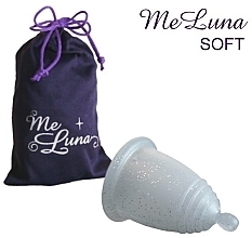 Fragrances, Perfumes, Cosmetics Menstrual Cup with Ball, S size, shimmering - MeLuna Soft Menstrual Cup Ball