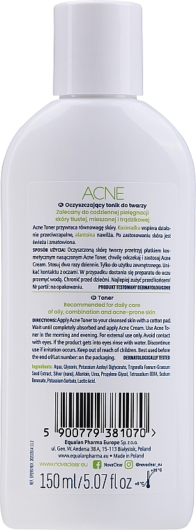 Cleansing Tonic - Novaclear Acne Toner — photo N2