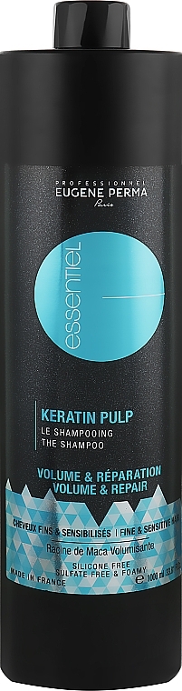 Volume Shampoo for Thin & Damaged Hair - Eugene Perma Essentiel Keratin Pulp Control Volume&Repair — photo N4