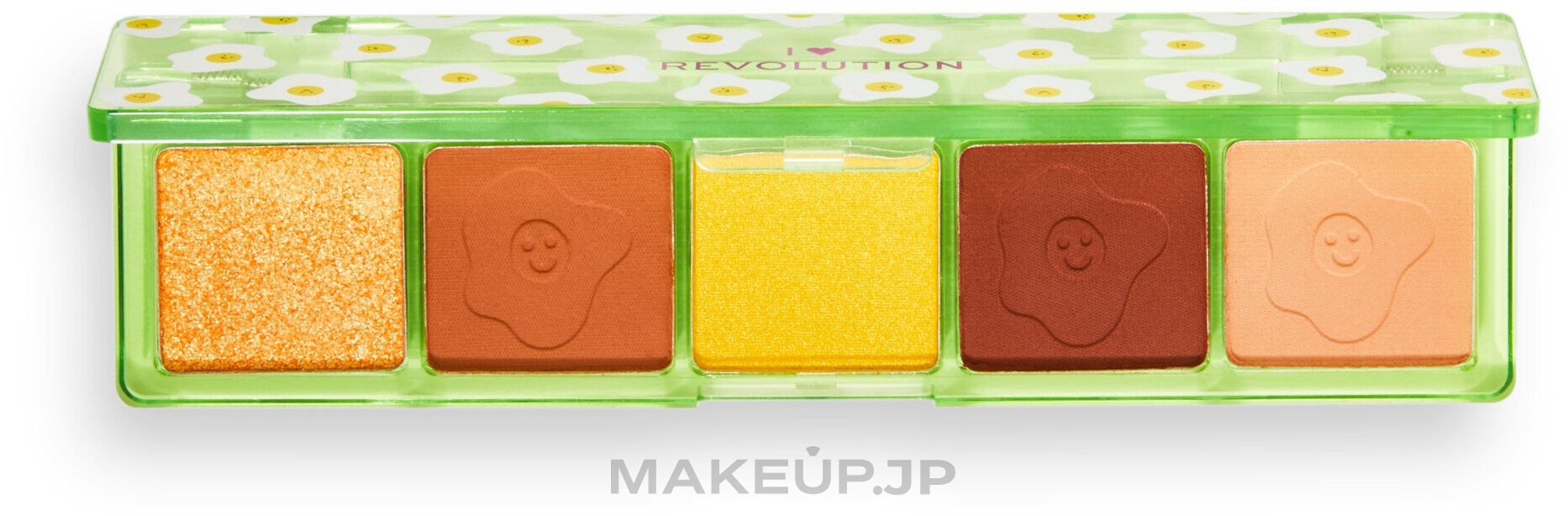 Eyeshadow Palette - I Heart Revolution Mini Match Palette Fried Egg — photo 8 g